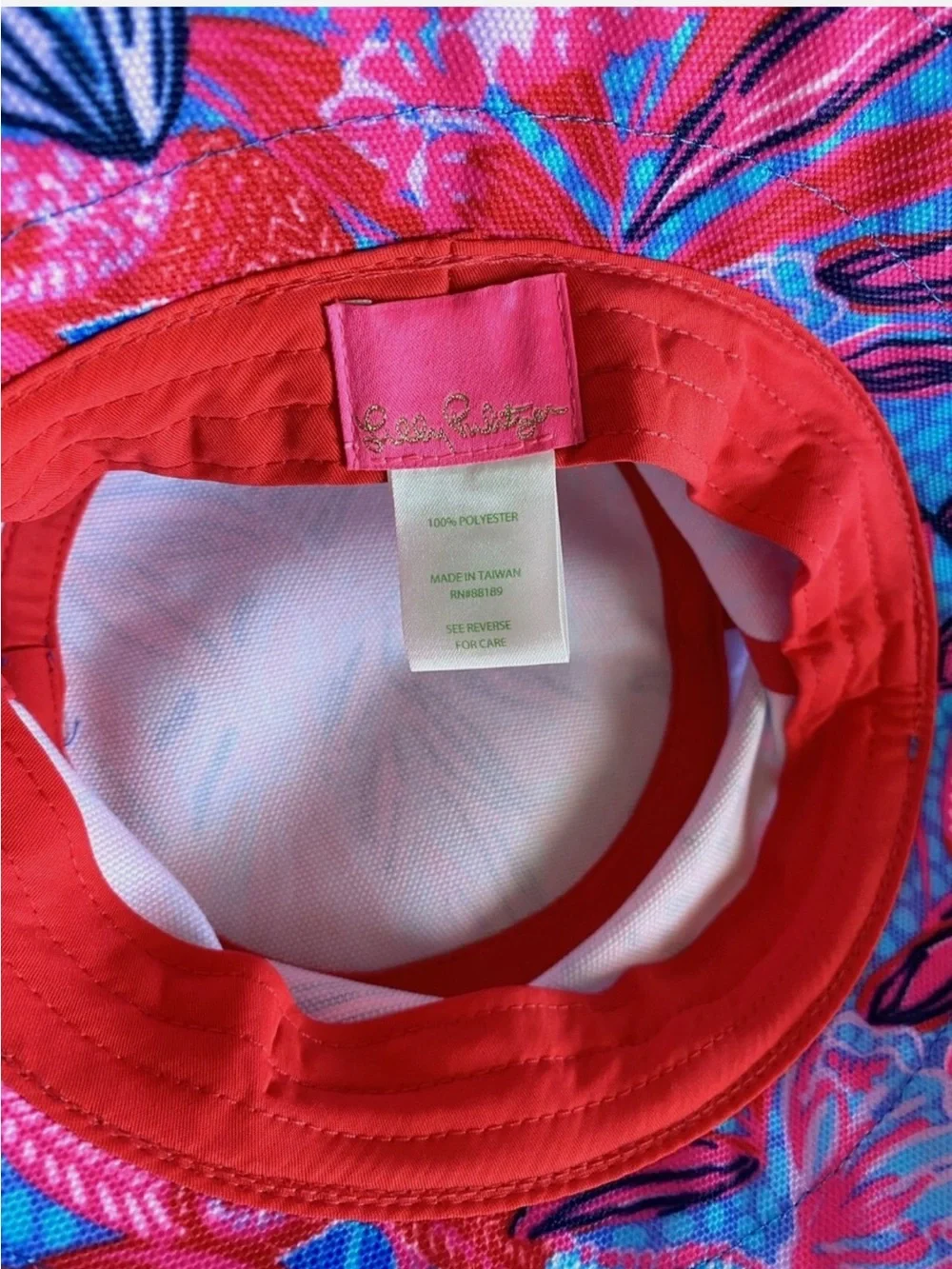 Lilly Pulitzer wide brim